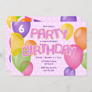 Rosa Zuckerguss Ausschnitt-Cookies Mädchen Geburts Einladung