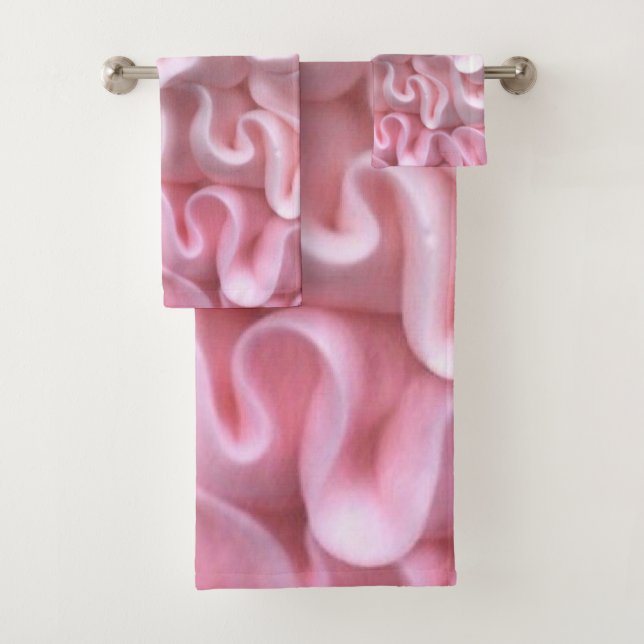 Rosa Zuckerguss Handtuch Set (Insitu)