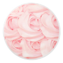 Rosa Zuckerguss Rose Keramik Drehknopf