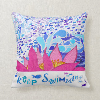 Rosa Zuhausethrow-Seedekor der Ozean-Kissen-16x16 Kissen