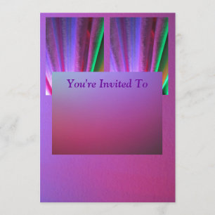 Rosa, zum von LED-Beleuchtung zu grünen Einladung