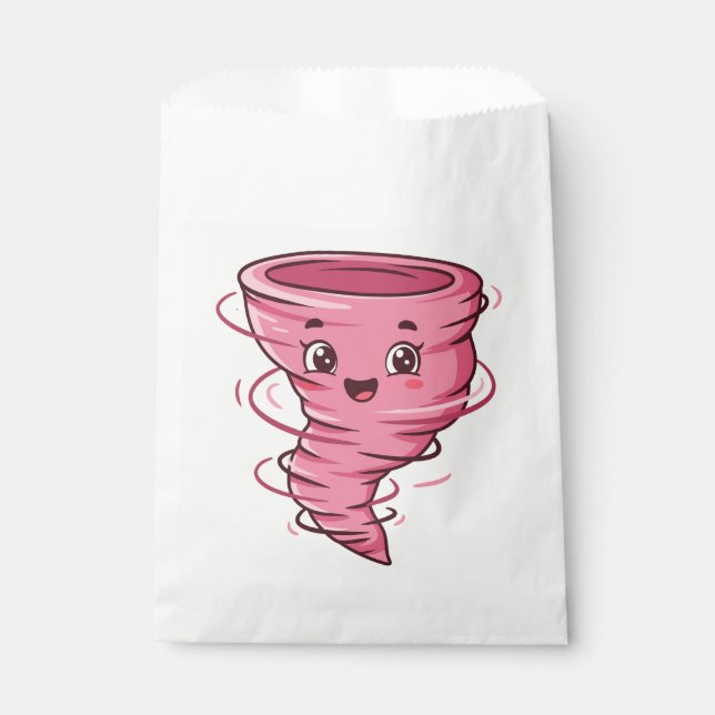 Rosa Zwei-Nado-Liebestasche Geschenktütchen (Vorderseite)