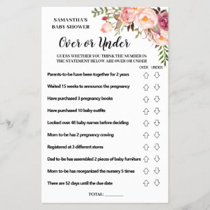 Rosa Zweisprachige Spielkarte für Kinder oder unte Flyer