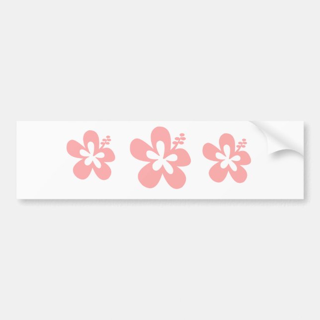 Rosaaloha Blume Autoaufkleber (Vorne)