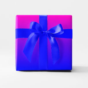 Rosablauer Farbverlauf Geschenkpapier