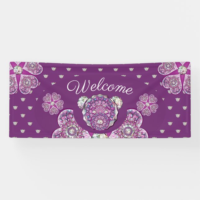 Rosace blau oder rot für baby&child banner (Horizontal)