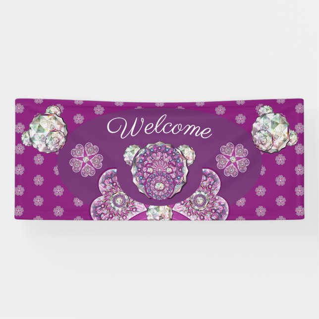 Rosace blau oder rot für baby&child banner (Horizontal)