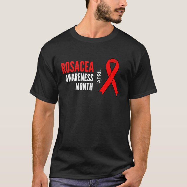 Rosacea Awareness Month T-Shirt (Vorderseite)