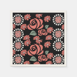 Rosacoaster Napkins Serviette