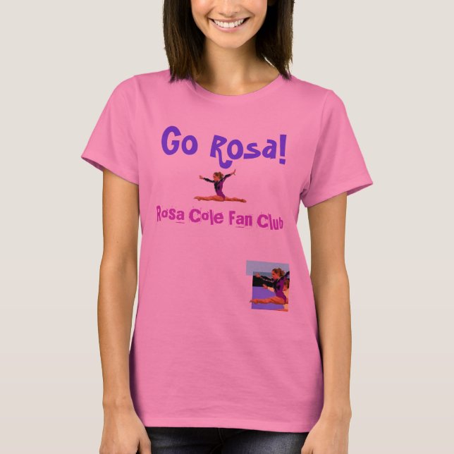 Rosacole-Fanclub - besonders angefertigt T-Shirt (Vorderseite)