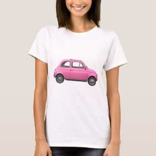Rosaer Fiat 500 Oldtimer Italienisches Auto T-Shirt