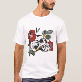 Rosafarbene Narbenkrane, Tattoo-Too-Too-Kopf-Kiefe T-Shirt