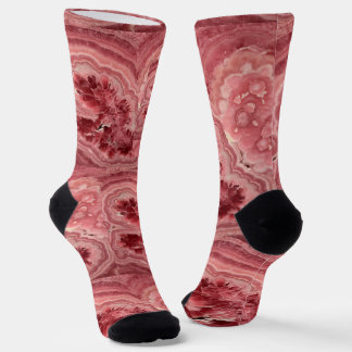 Rosafarbener Stein Socken