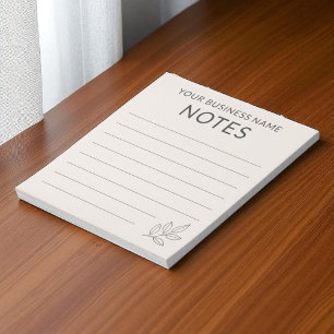 Rosafarbenes Business Minimalistisches Einfaches B Notizblock