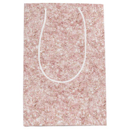 Rosafarbenes Glitter-Geburtstags-Sparkle Mittlere Geschenktüte