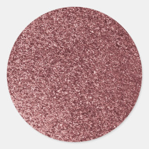 rosafarbenes Gold-Glitter-Funkel-Sparkling-Kulisse Runder Aufkleber