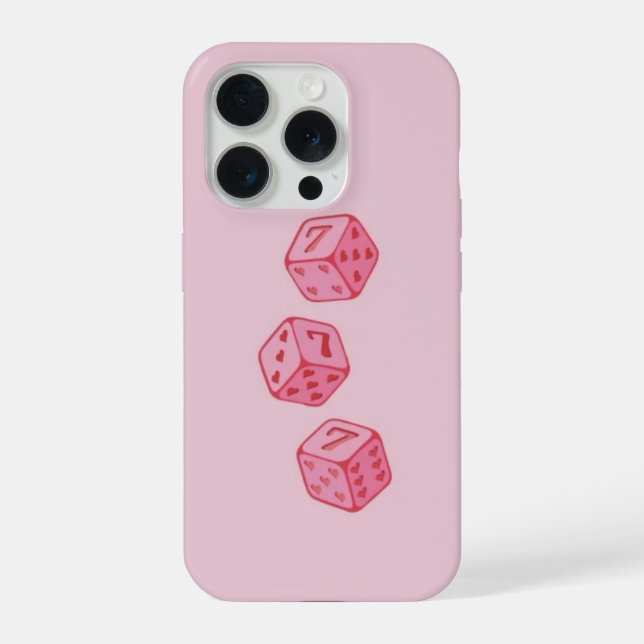 rosafarbenes iPhone-Case iPhone Hülle (Rückseite)
