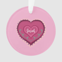 Rosafarbenes Kunsthandwerk - Ornament