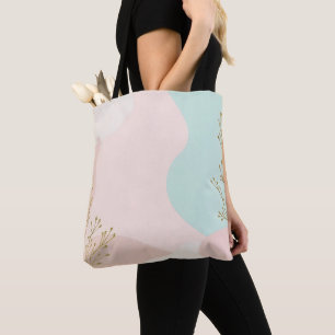 Rosafarbenes Minz-Abstrakt-Trend-Kollektion