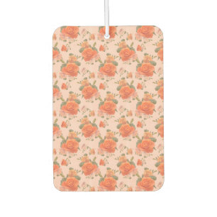 rosafarbenes orange Blumenmuster Hochzeit Frühling Autolufterfrischer
