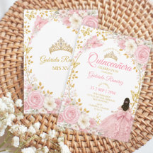 Rosafarbenes Quinceañera Golden Schmetterlinge