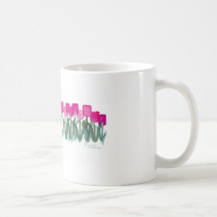 Rosafarbenes Tulpenhain Tasse