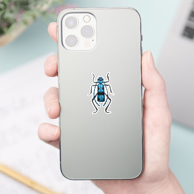 Rosalia Alpina Käfer Aufkleber (Telefon)