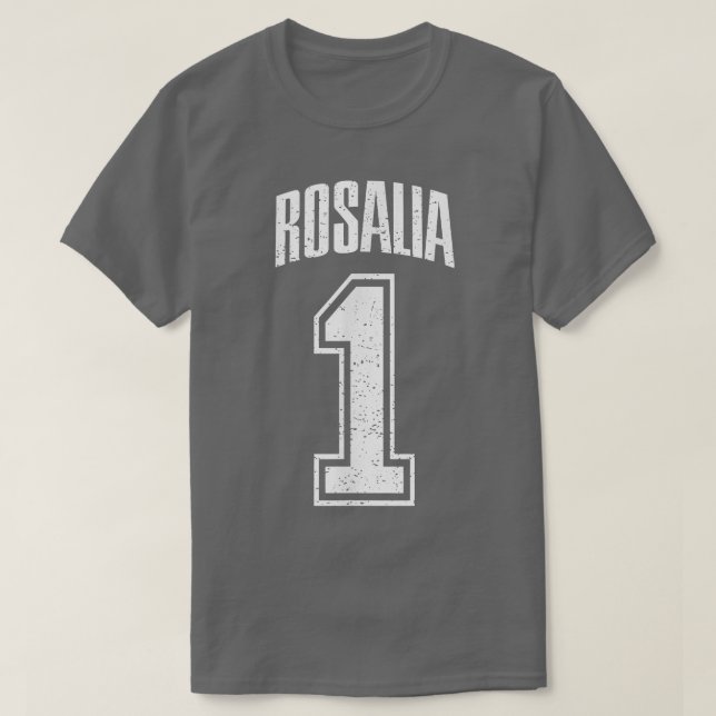 Rosalia-Unterstützer Nummer 1 Größter Fan-T - Shir T-Shirt (Design vorne)