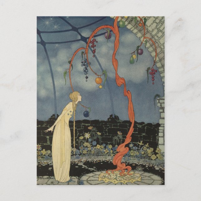 Rosalie sah vor ihren Augen einen wunderbaren Baum Postkarte (Vorderseite)