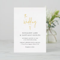 Rosalind Moderne Typografie Elegante Hochzeit