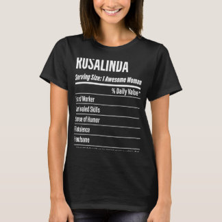 Rosalinda Nahrungsfakte für Größenkalorien T-Shirt