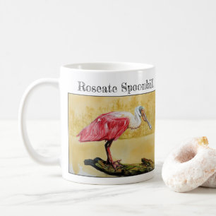 Rosalöffler ( Platalea ajaja ) Kaffeetasse