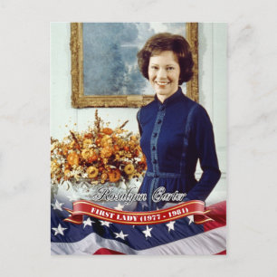 Rosalynn Carter, First Lady der USA Postkarte