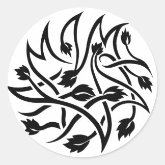 Rosana Tattoo-Aufkleber Runder Aufkleber