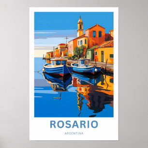 Rosario Argentina Travel Print Poster