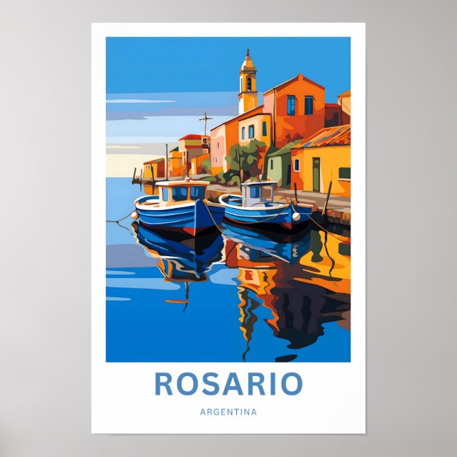 Rosario Argentina Travel Print Poster (Vorne)