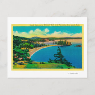 Rosario Beach in San Juan Islands, Washington Postkarte
