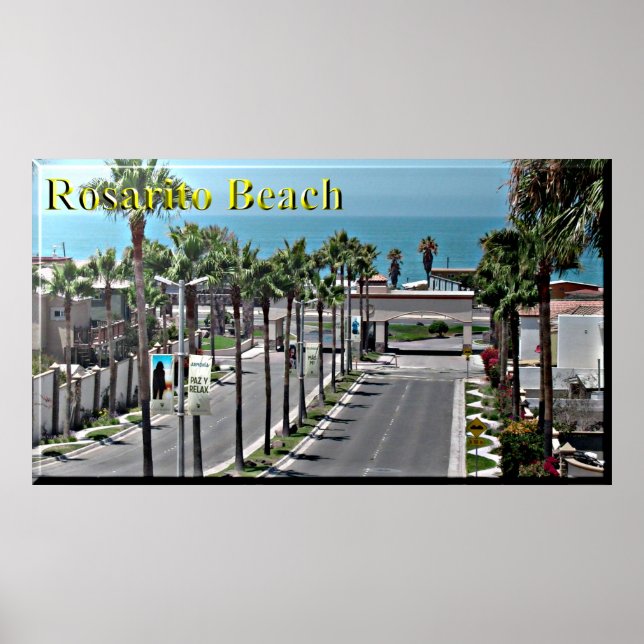Rosarito Mexico Beach Poster (Vorne)