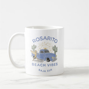 Rosarito Mexico Strand Vibes vintage Kaffeetasse