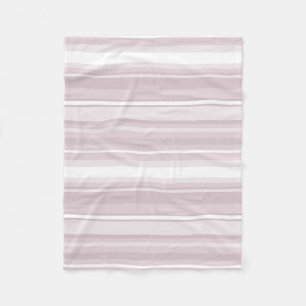 Rosarot gestreift fleecedecke