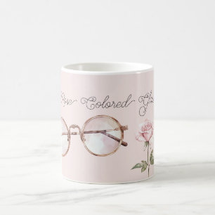 Rosarote Brille Kaffeetasse