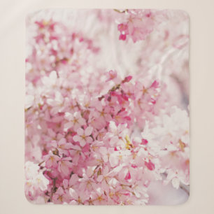 ROSAROTE UND WEISSE KIRSCHBLÜTE SHERPADECKE
