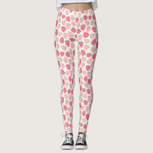 Rosarotes Erdbeermädchen - süß und fruchtig  Leggings