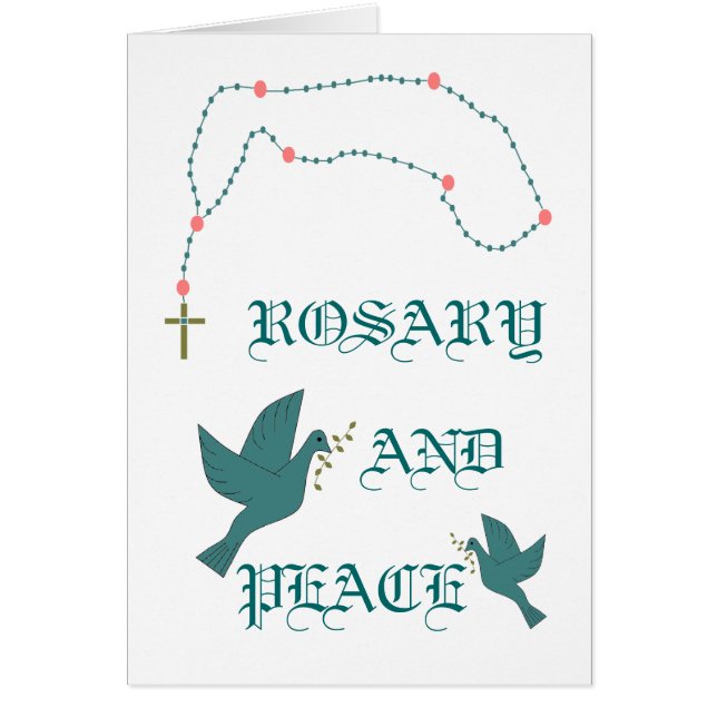 ROSARY UND FRIEDEN (Vorne)