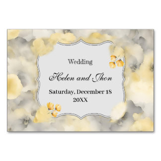 Rosas amarillas tischnummer