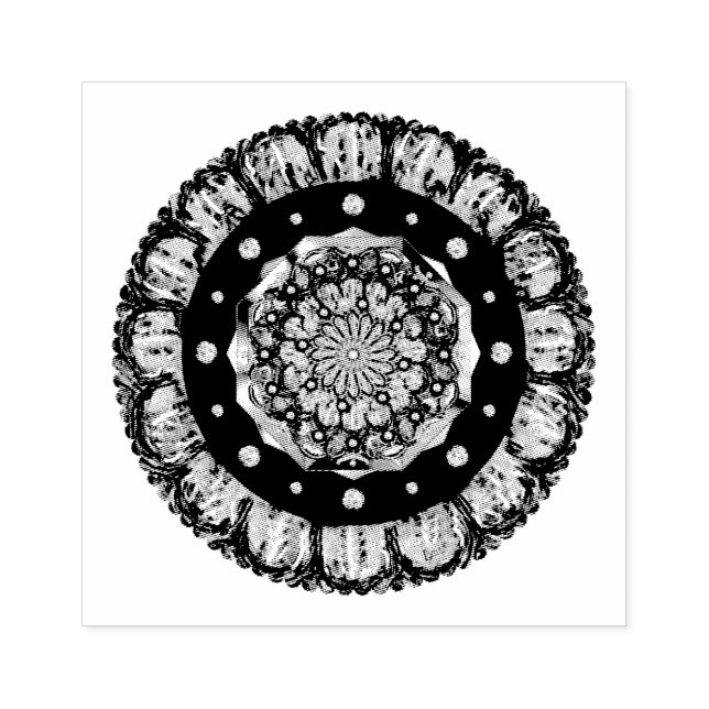 Rosass und Schneeflocke aus Kardinal Gummistempel (Prägung)