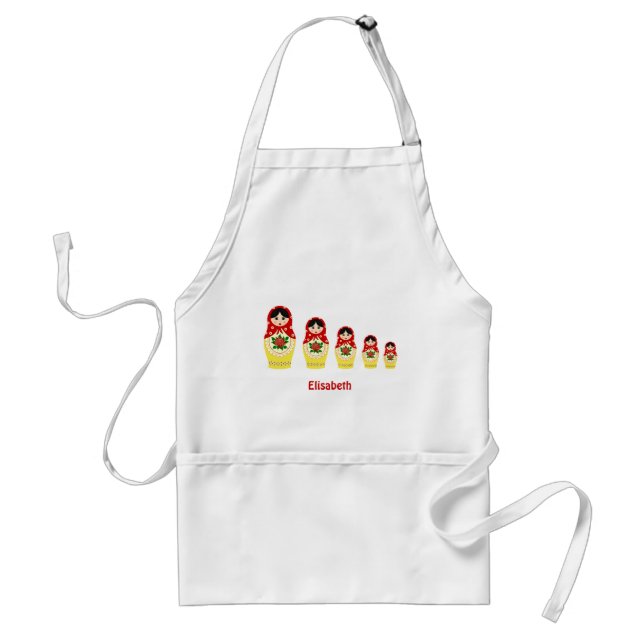 Rosauer Matryoshka Nistpuppen Schürze (Vorne)