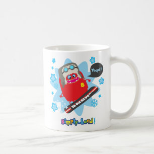 Rosco macht Snowboard Tasse