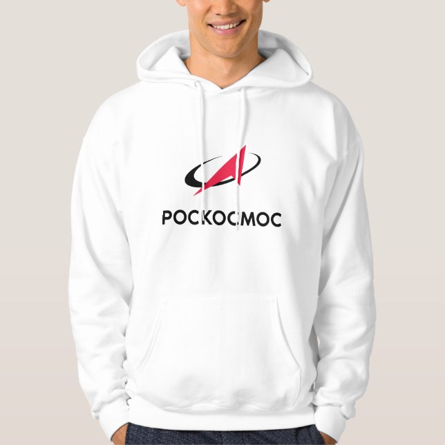 Roscosmos-Logo Hoodie (Vorderseite)