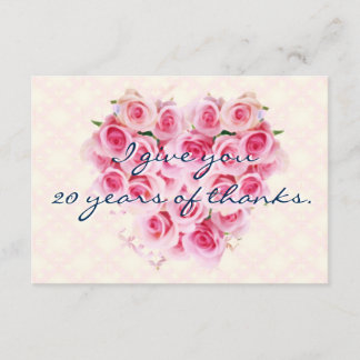 ROSE　感謝　カード DANKESKARTE